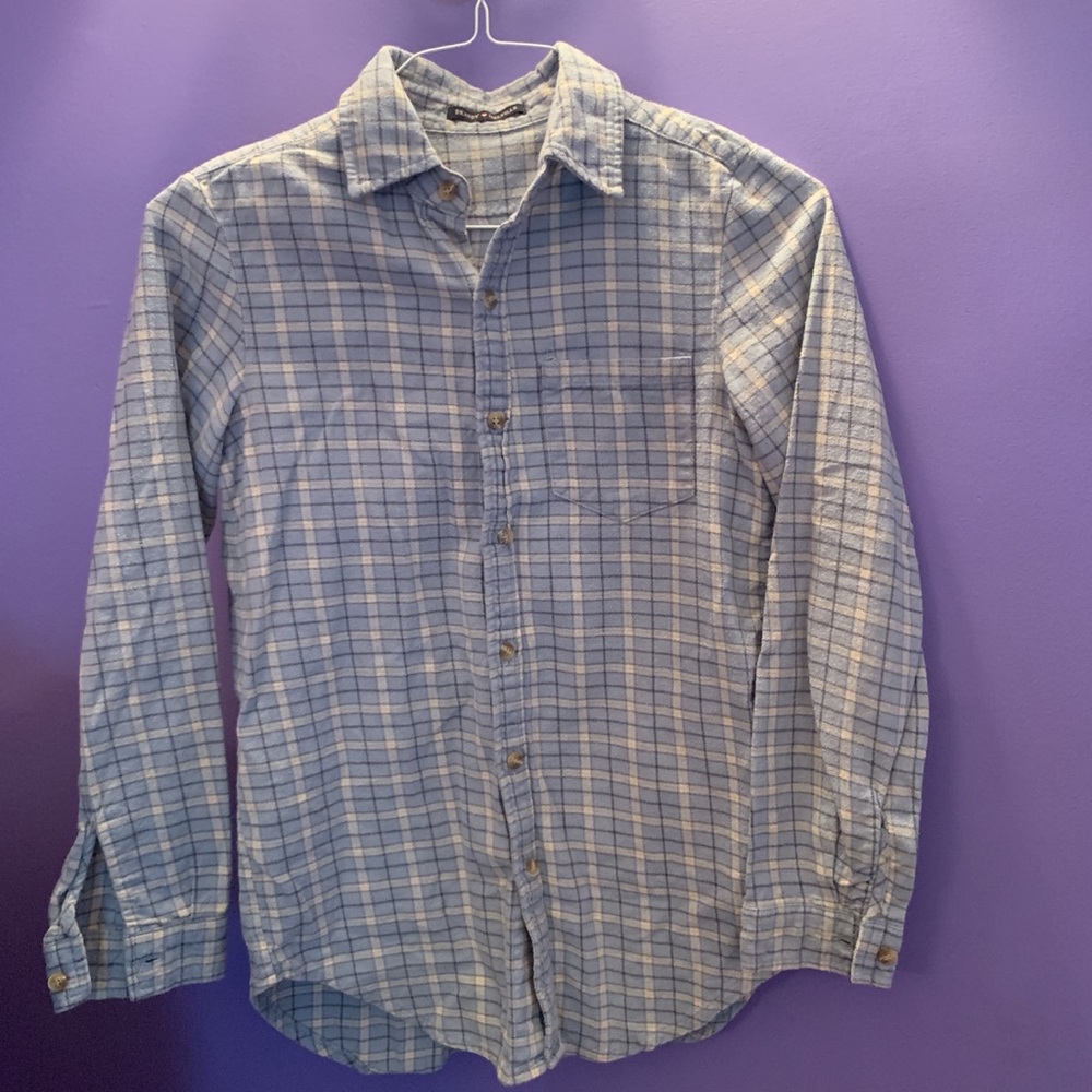 Light blue flannel